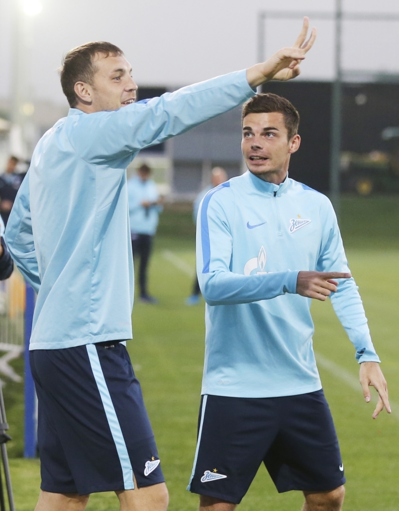 «Газпром»-тренировочные сборы в Дохе: 23 января, вечерняя тренировка