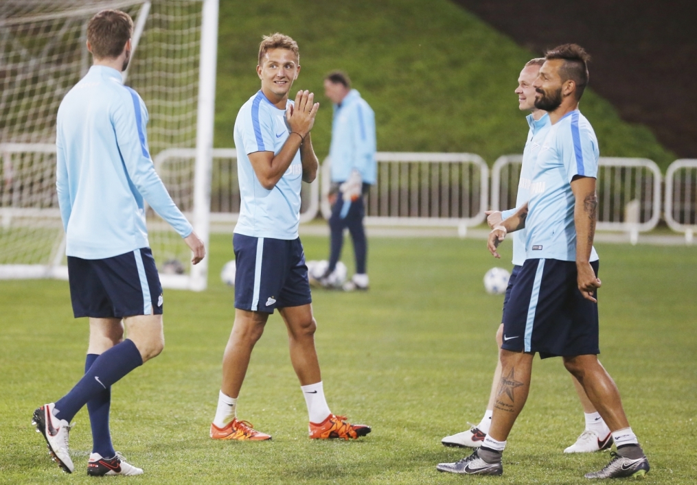 «Газпром»-тренировочные сборы в Дохе: 23 января, вечерняя тренировка