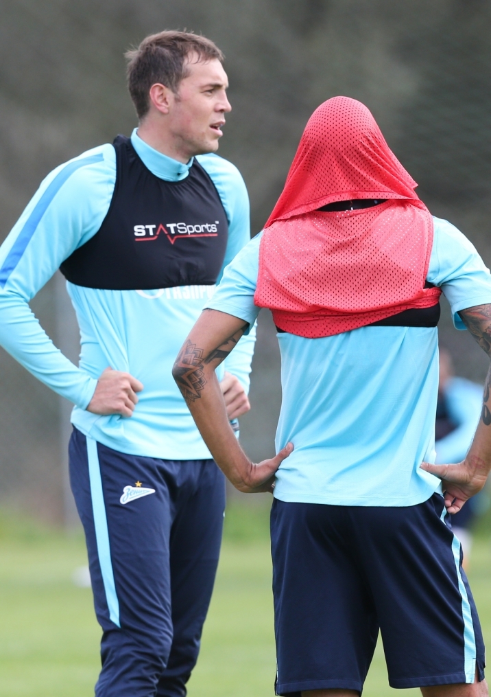 Второй «Газпром»-тренировочный сбор в Фару: 28 января, утренняя тренировка