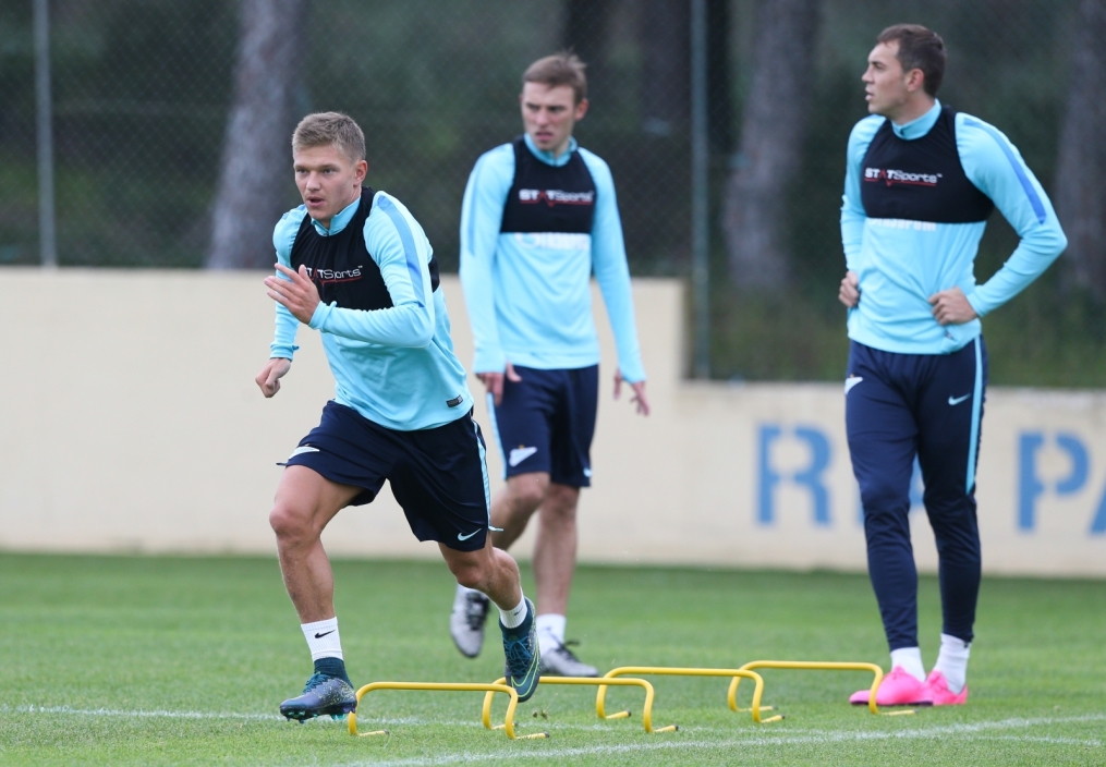 Второй «Газпром»-тренировочный сбор в Фару: 28 января, утренняя тренировка