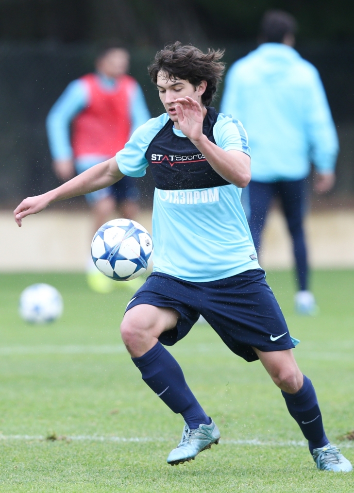 Второй «Газпром»-тренировочный сбор в Фару: 28 января, утренняя тренировка