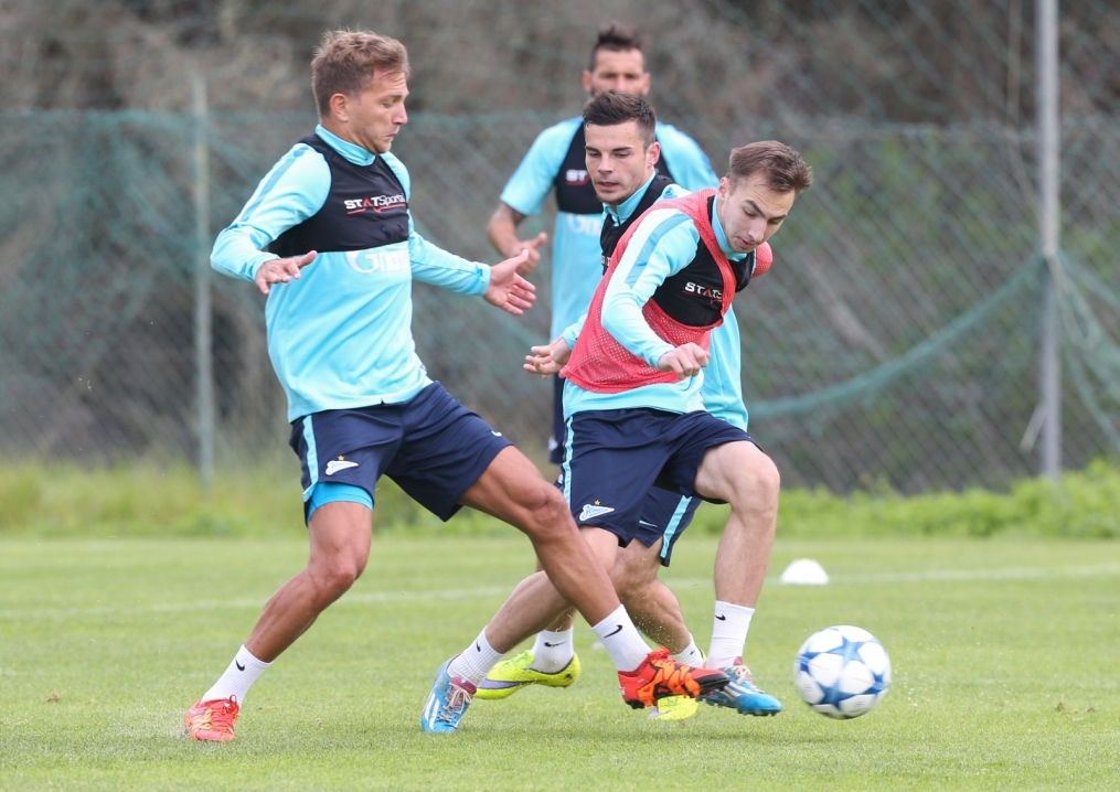 Второй «Газпром»-тренировочный сбор в Фару: 28 января, утренняя тренировка