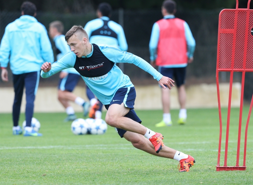 Второй «Газпром»-тренировочный сбор в Фару: 28 января, утренняя тренировка