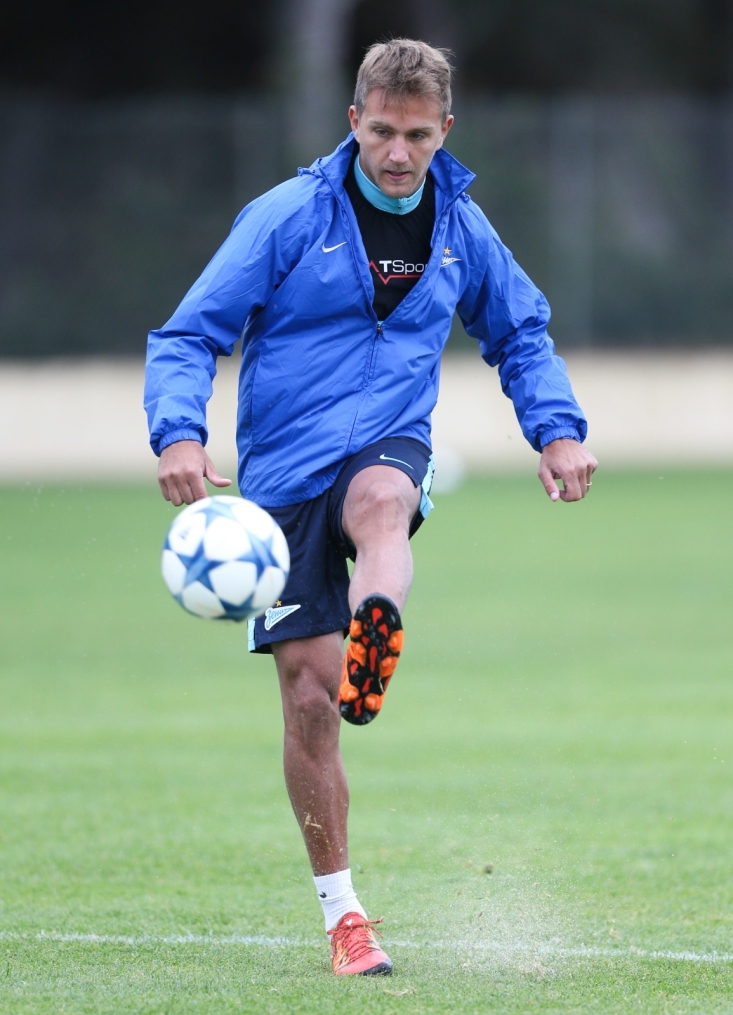 Второй «Газпром»-тренировочный сбор в Фару: 28 января, утренняя тренировка