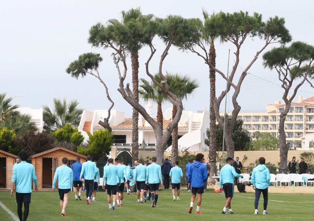 Второй «Газпром»-тренировочный сбор в Фару: 28 января, утренняя тренировка