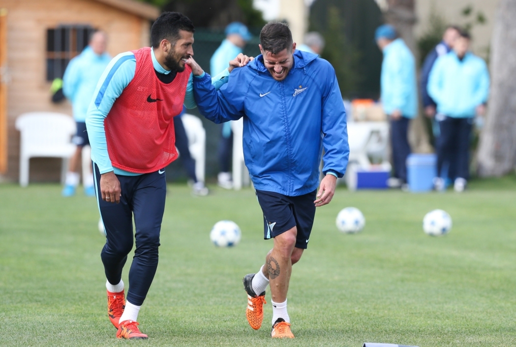 Второй «Газпром»-тренировочный сбор в Фару: 28 января, утренняя тренировка