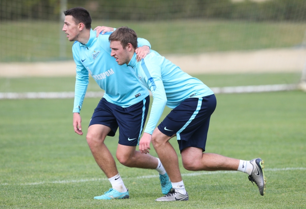 Второй «Газпром»-тренировочный сбор в Фару: 28 января, утренняя тренировка