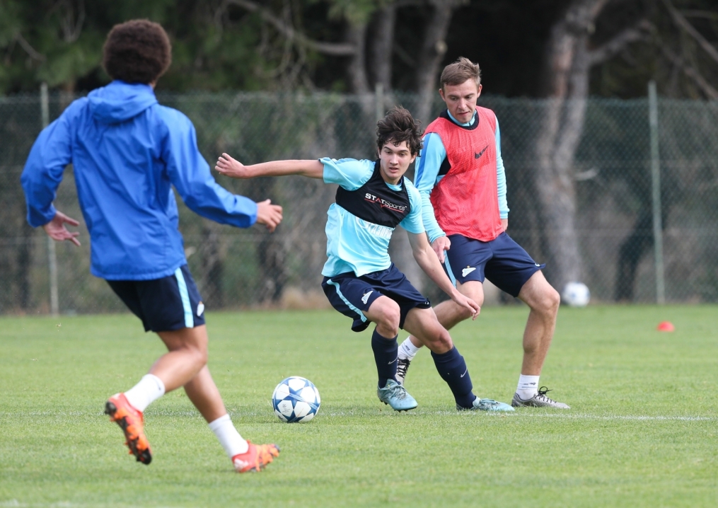 Второй «Газпром»-тренировочный сбор в Фару: 28 января, утренняя тренировка