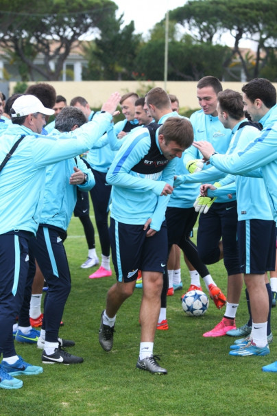 Второй «Газпром»-тренировочный сбор в Фару: 28 января, утренняя тренировка