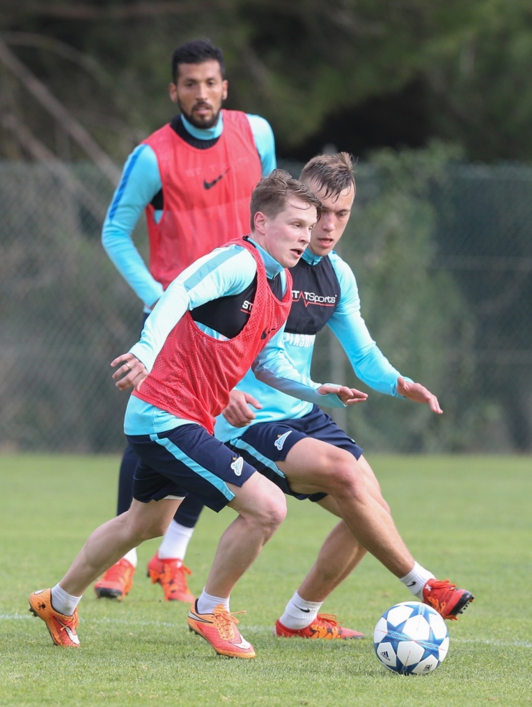 Второй «Газпром»-тренировочный сбор в Фару: 28 января, утренняя тренировка