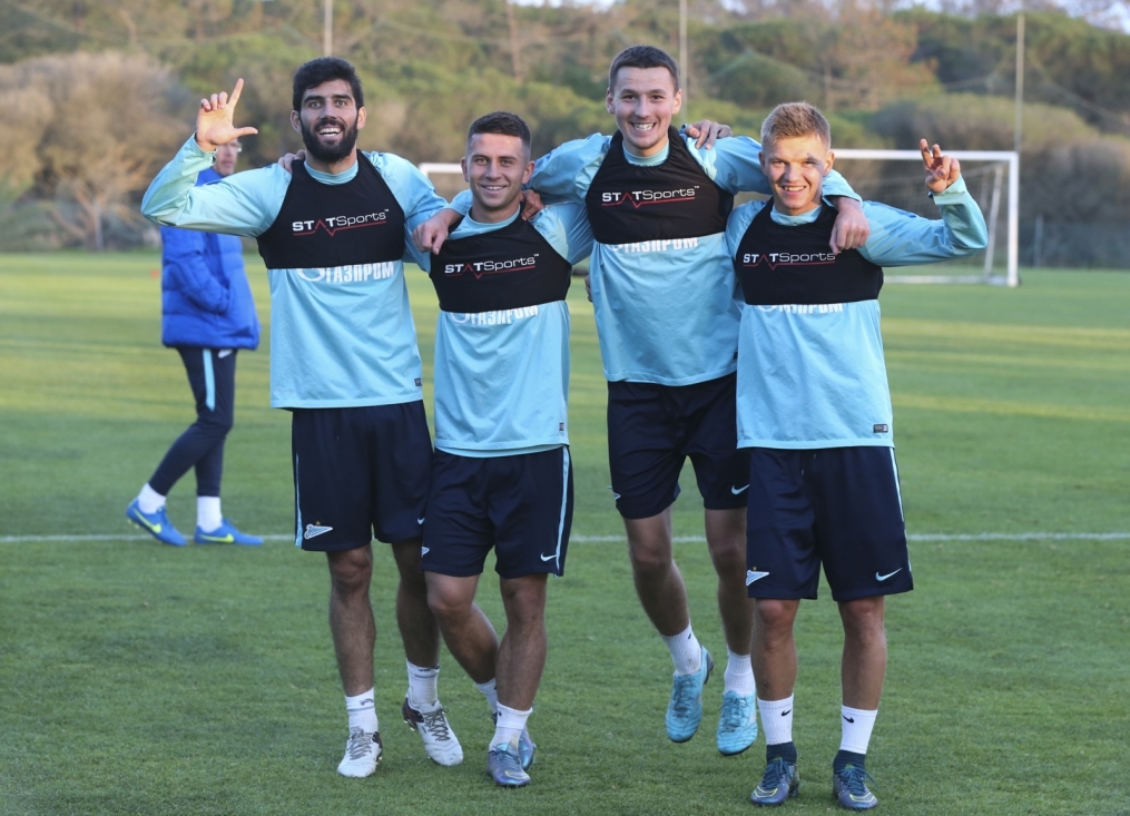 Второй «Газпром»-тренировочный сбор в Фару: 28 января, вечерняя тренировка