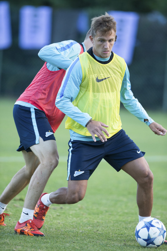 Второй «Газпром»-тренировочный сбор в Фару: 28 января, вечерняя тренировка