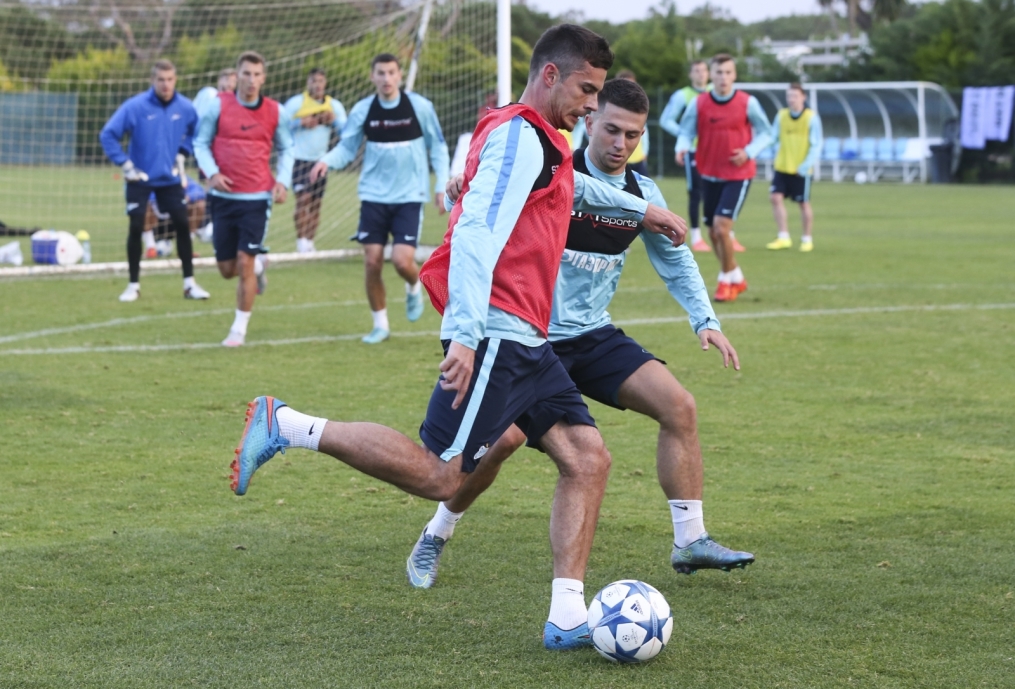 Второй «Газпром»-тренировочный сбор в Фару: 28 января, вечерняя тренировка