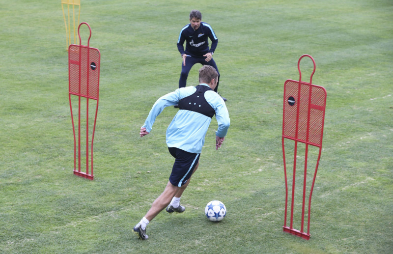 Второй «Газпром»-тренировочный сбор в Фару: 28 января, вечерняя тренировка