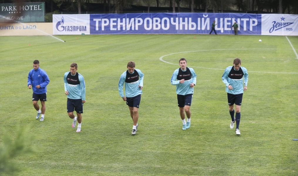 Второй «Газпром»-тренировочный сбор в Фару: 28 января, вечерняя тренировка