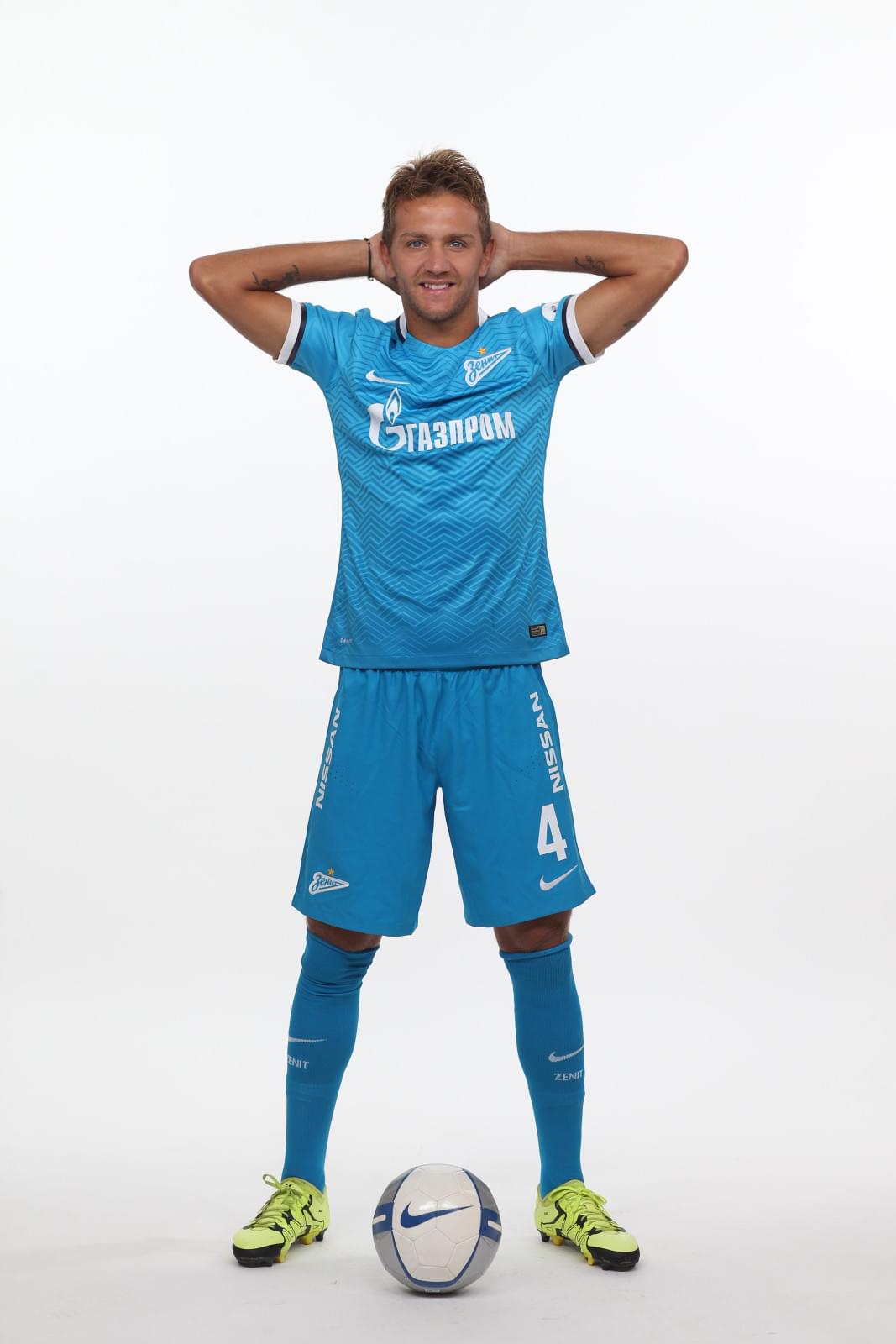 Фотосессия футболистов и тренеров основного состава ФК «Зенит» сезона 2015/2016