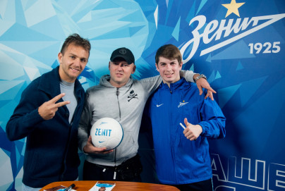 Победители  «Зенит Спортпрогноз» посетили «Газпром-тренировочный центр»
