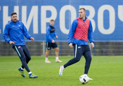 Открытая тренировка «Зенита» перед финальным матчем Кубка России с ЦСКА