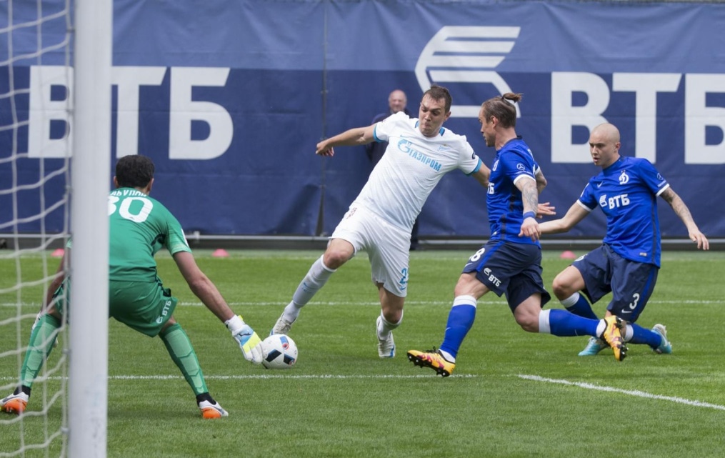 РОСГОССТРАХ Чемпионат России 2015/16, 30-й тур, «Динамо» — «Зенит»