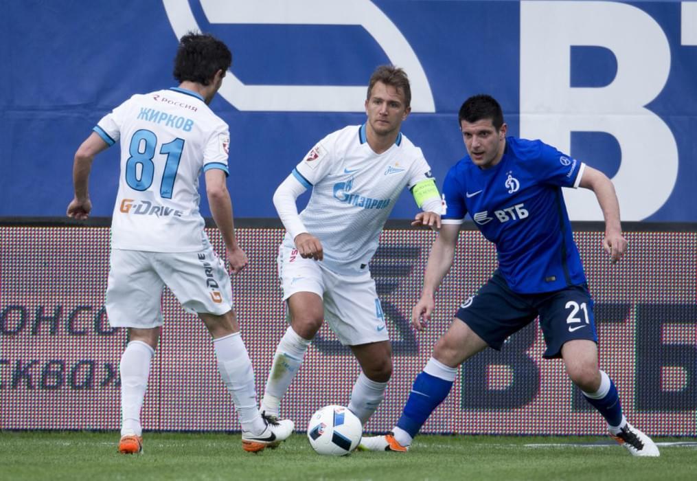 РОСГОССТРАХ Чемпионат России 2015/16, 30-й тур, «Динамо» — «Зенит»