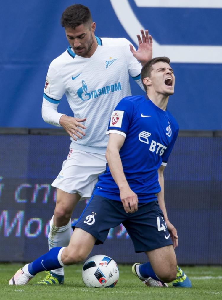 РОСГОССТРАХ Чемпионат России 2015/16, 30-й тур, «Динамо» — «Зенит»