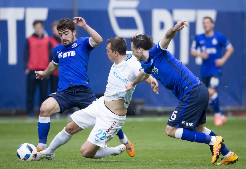 РОСГОССТРАХ Чемпионат России 2015/16, 30-й тур, «Динамо» — «Зенит»