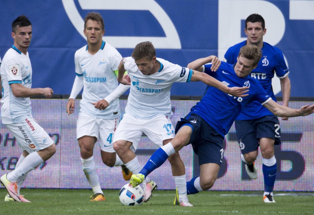 РОСГОССТРАХ Чемпионат России 2015/16, 30-й тур, «Динамо» — «Зенит»