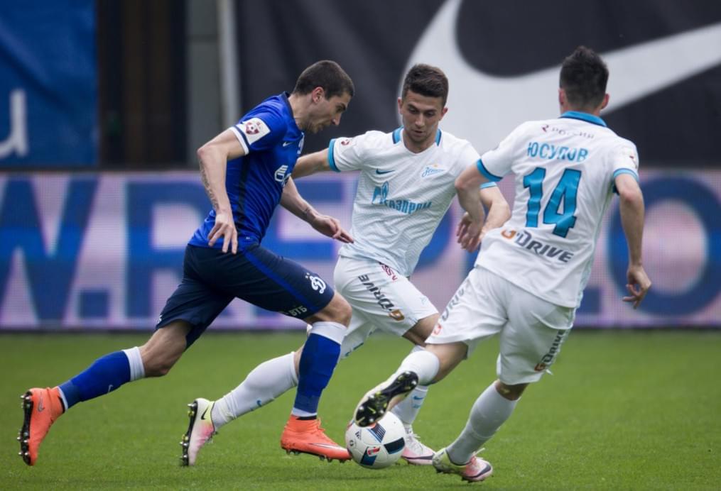 РОСГОССТРАХ Чемпионат России 2015/16, 30-й тур, «Динамо» — «Зенит»