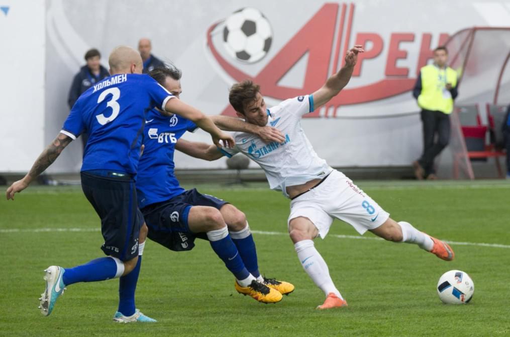 РОСГОССТРАХ Чемпионат России 2015/16, 30-й тур, «Динамо» — «Зенит»