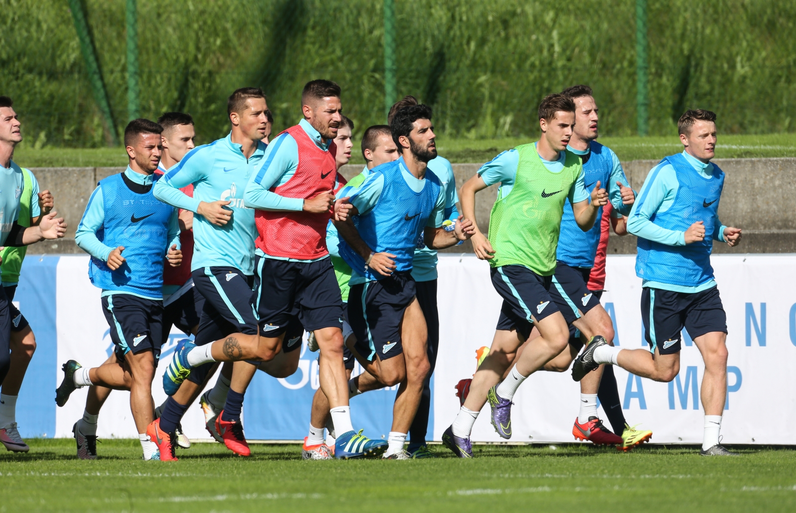 «Газпром»-тренировочные сборы в Австрии: тренировка 20 июня