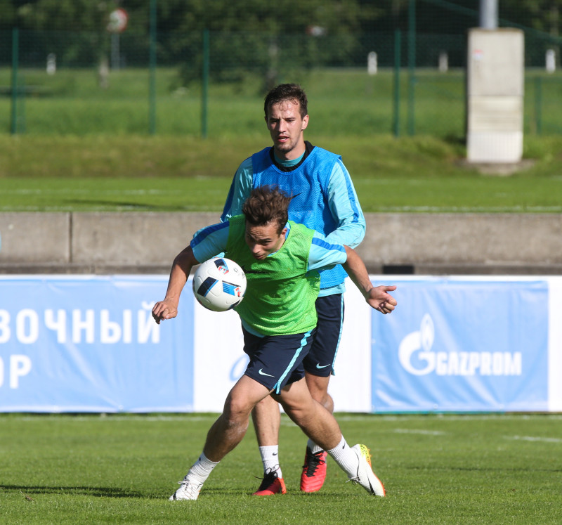 «Газпром»-тренировочные сборы в Австрии: тренировка 20 июня