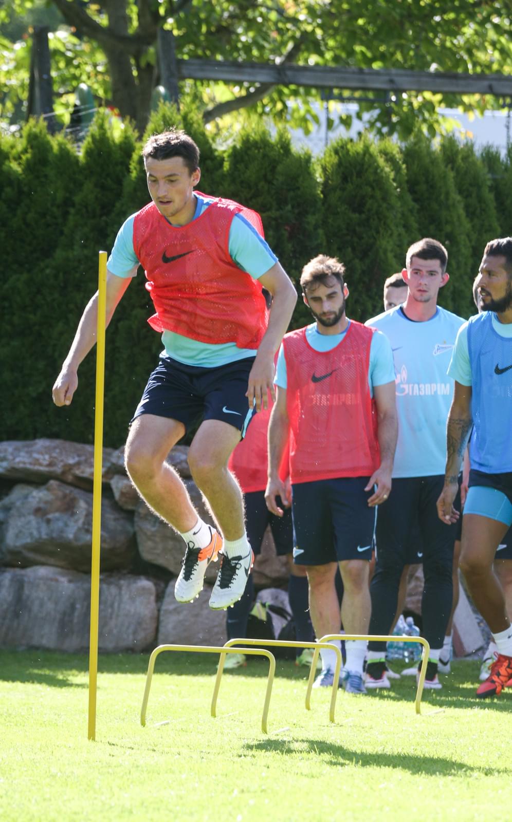 «Газпром»-тренировочные сборы в Австрии: тренировка 20 июня