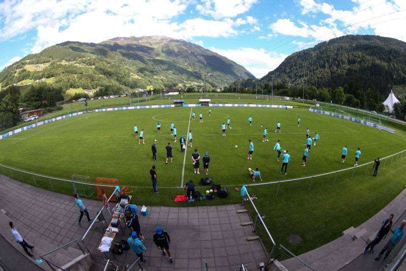 «Газпром»-тренировочные сборы в Австрии: тренировка 20 июня