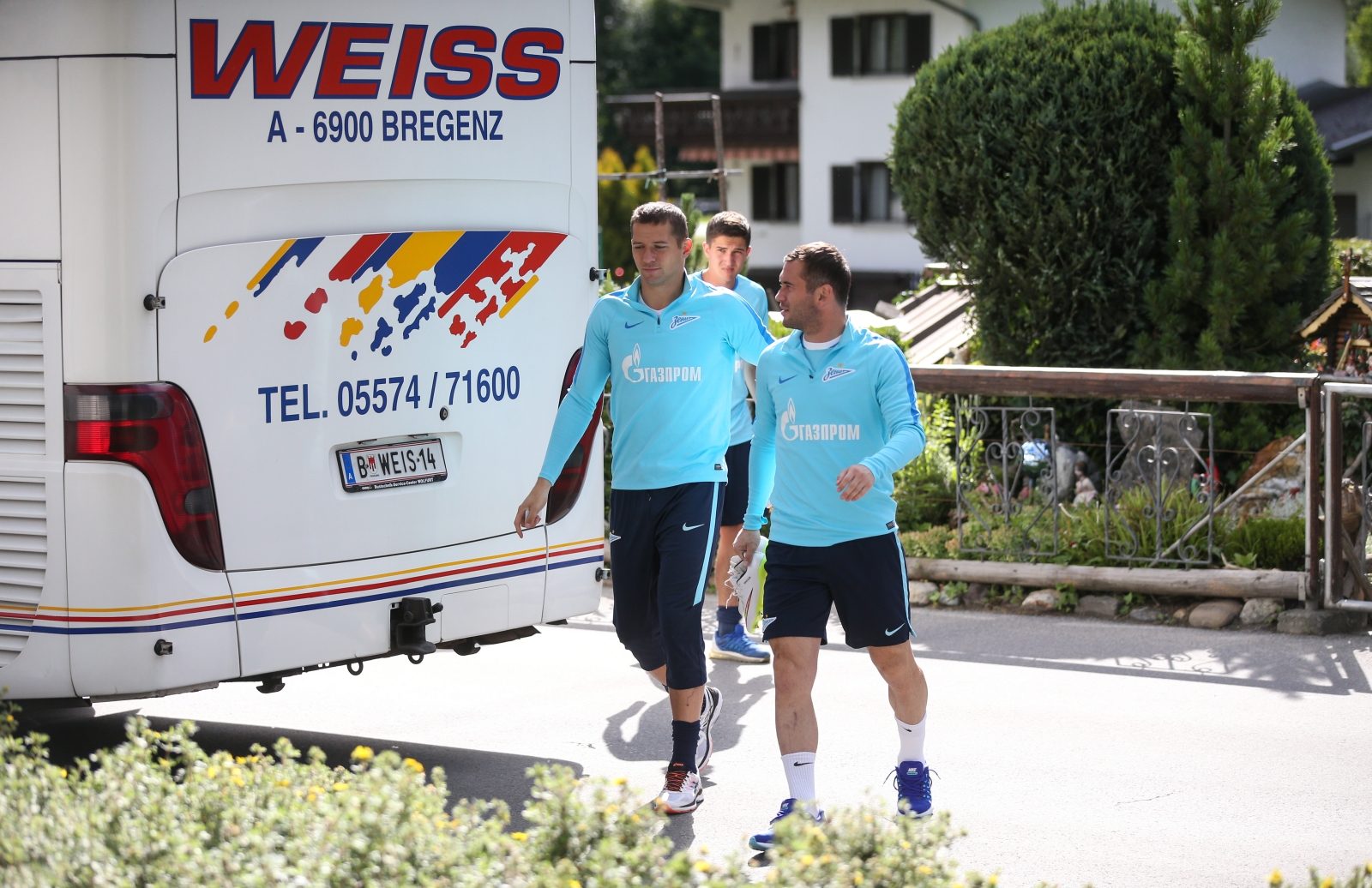 «Газпром»-тренировочные сборы в Австрии: тренировка 20 июня