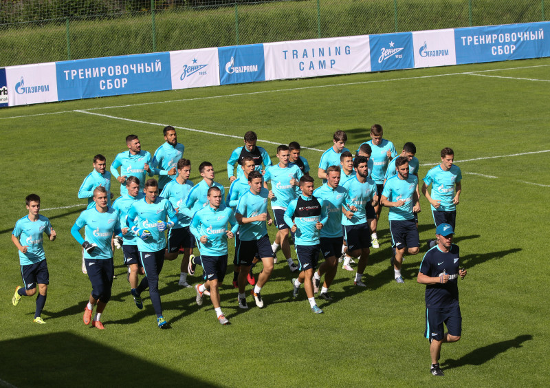 «Газпром»-тренировочные сборы в Австрии: тренировка 20 июня