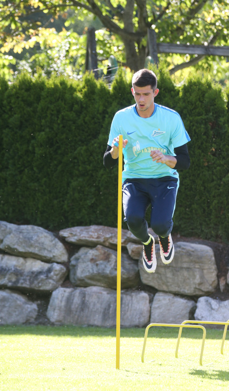 «Газпром»-тренировочные сборы в Австрии: тренировка 20 июня