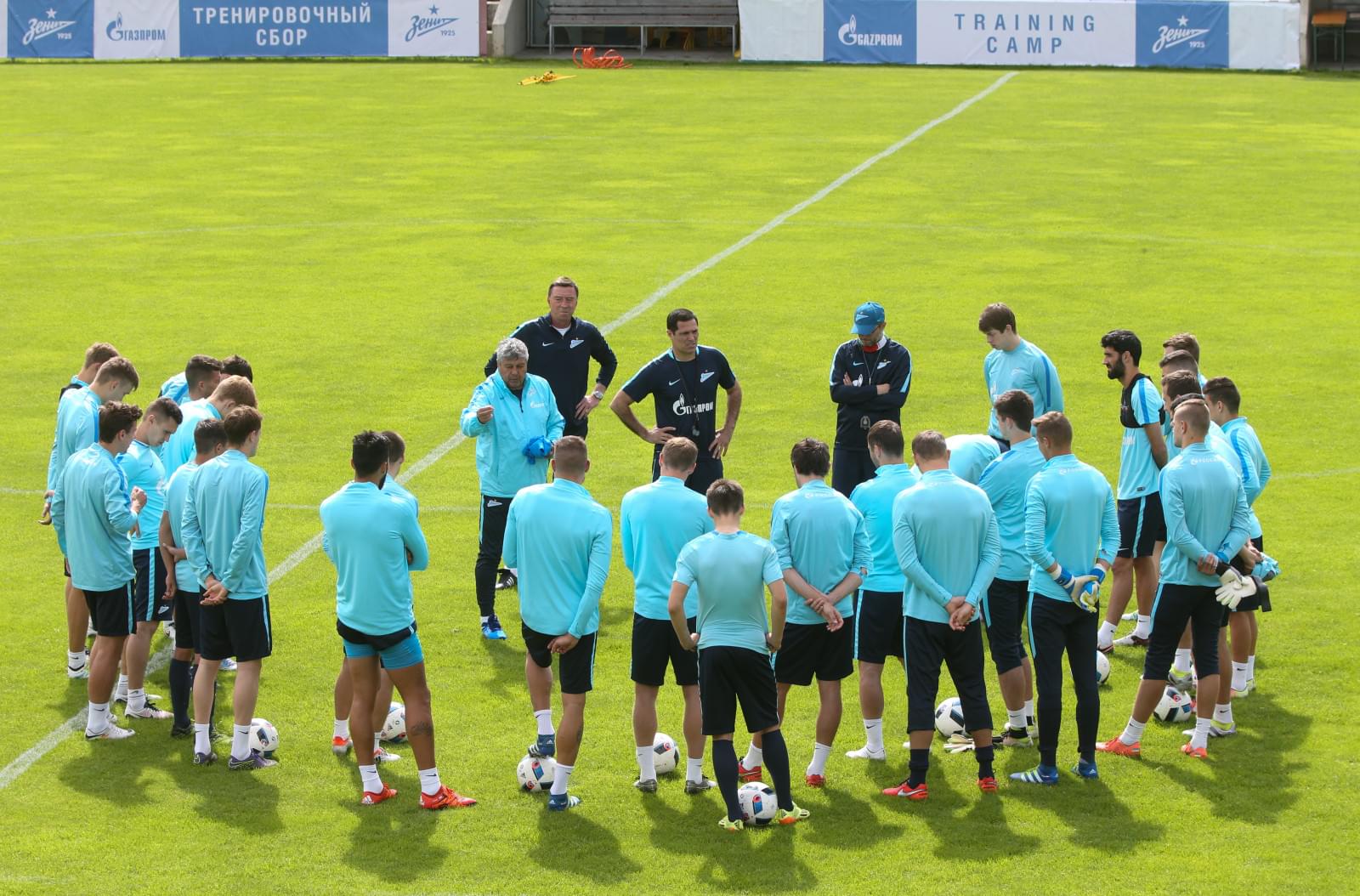 «Газпром»-тренировочные сборы в Австрии: тренировка 21 июня