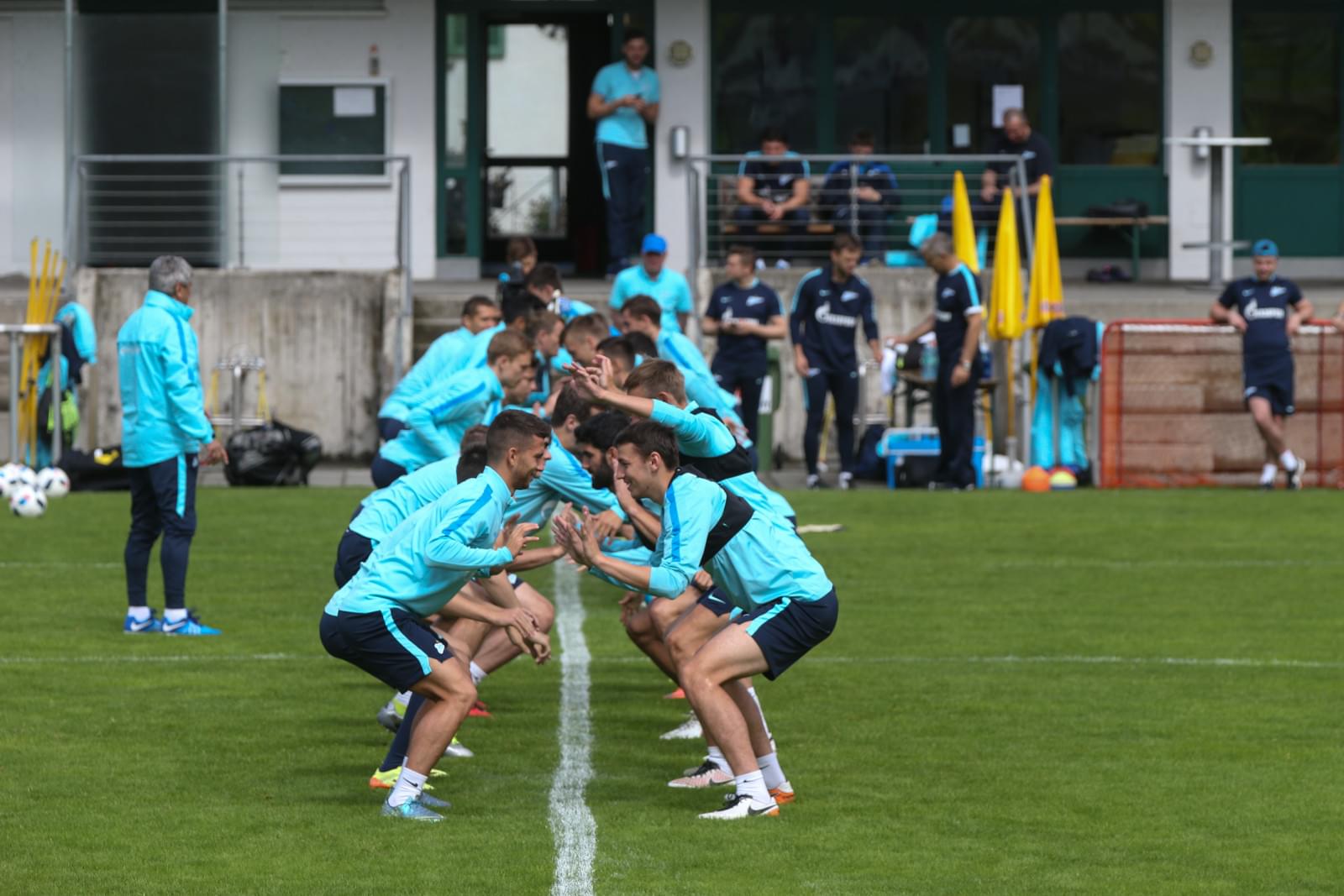 «Газпром»-тренировочные сборы в Австрии: тренировка 21 июня