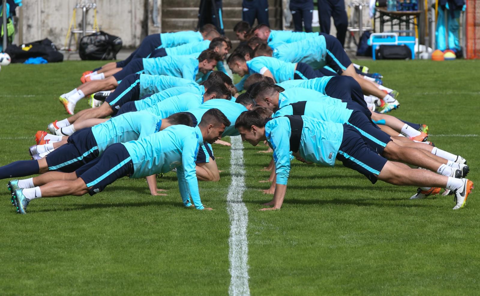 «Газпром»-тренировочные сборы в Австрии: тренировка 21 июня