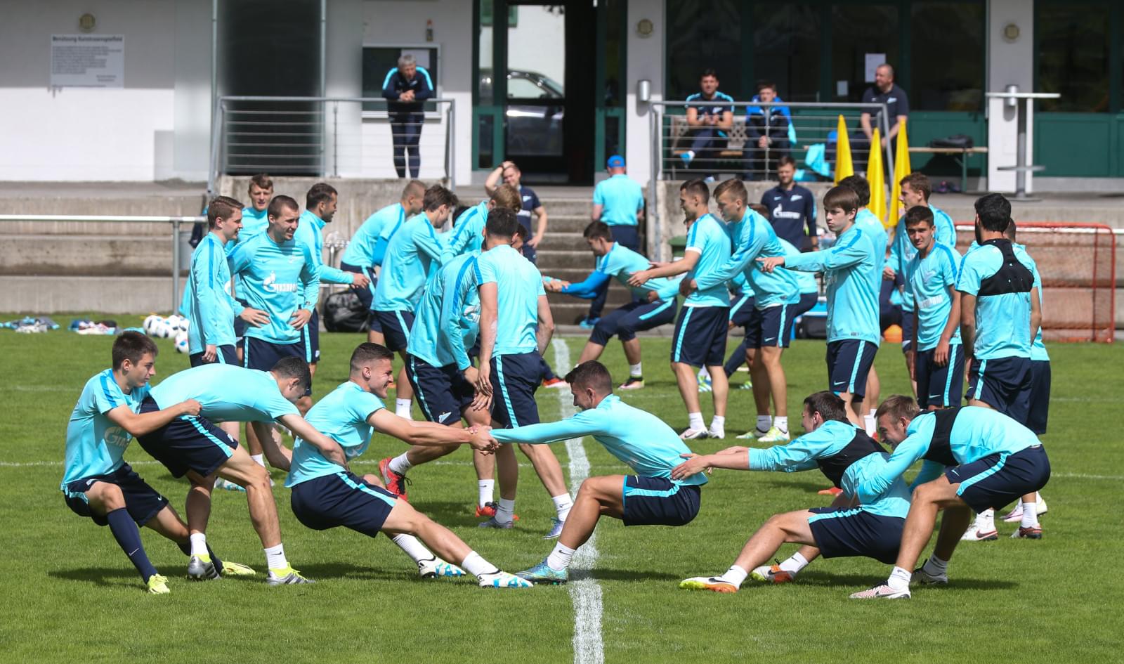 «Газпром»-тренировочные сборы в Австрии: тренировка 21 июня