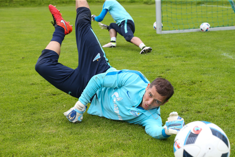 «Газпром»-тренировочные сборы в Австрии: тренировка 21 июня