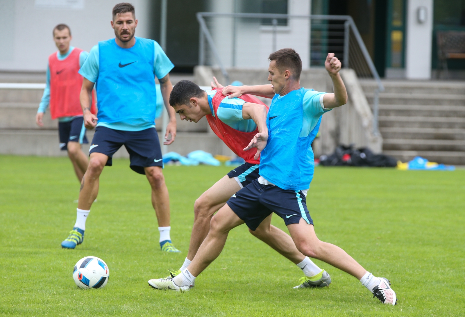 «Газпром»-тренировочные сборы в Австрии: тренировка 21 июня