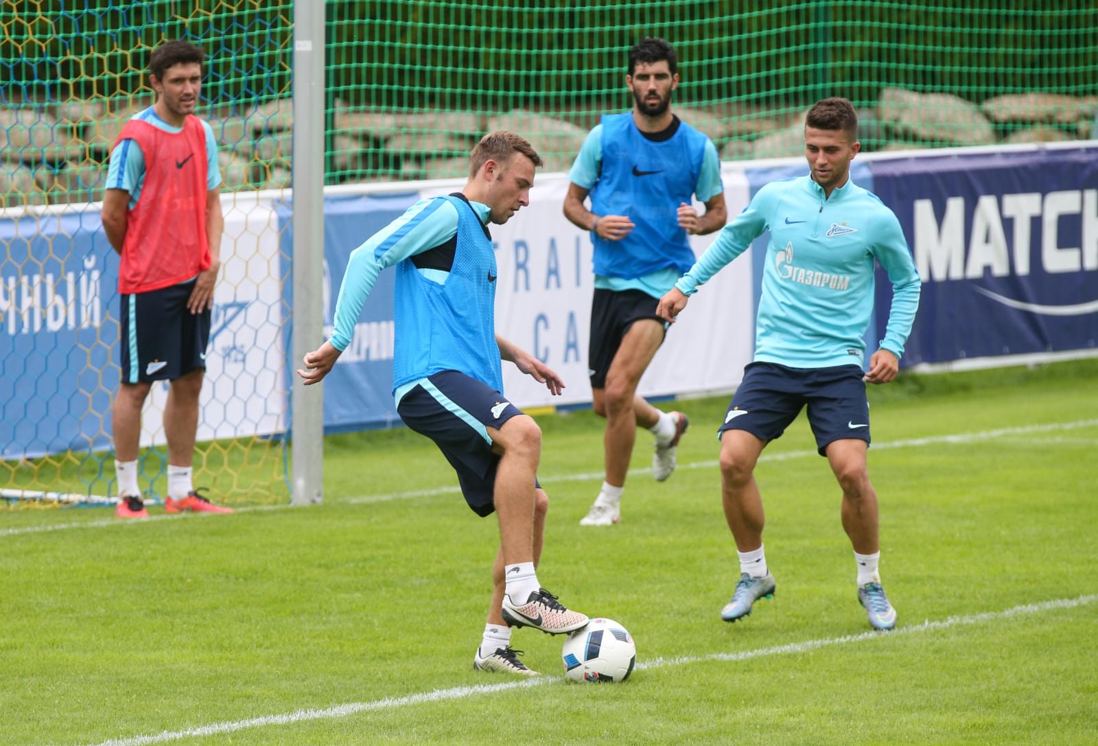 «Газпром»-тренировочные сборы в Австрии: тренировка 21 июня