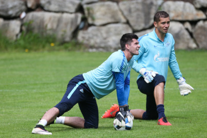 «Газпром»-тренировочные сборы в Австрии: тренировка 21 июня