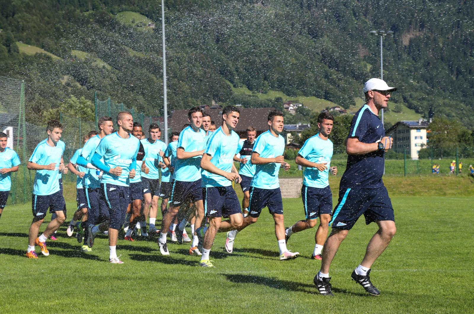 «Газпром»-тренировочные сборы в Австрии: вечерняя тренировка 23 июня