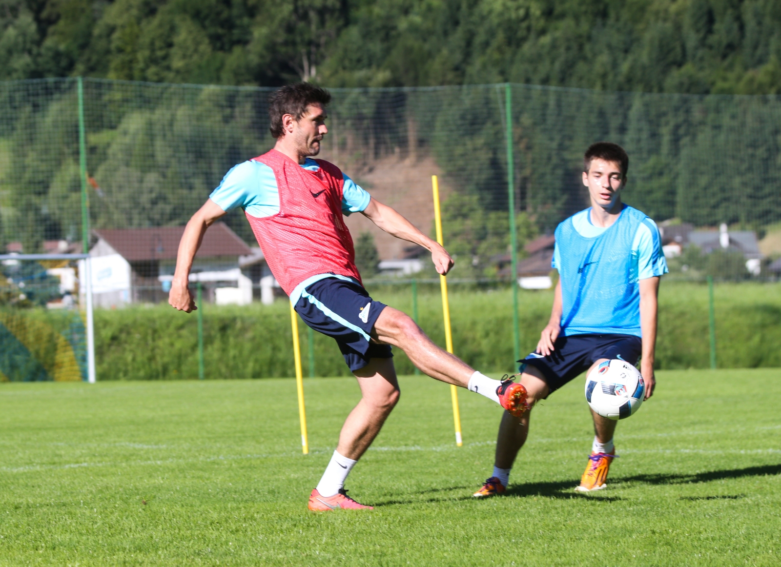 «Газпром»-тренировочные сборы в Австрии: вечерняя тренировка 23 июня