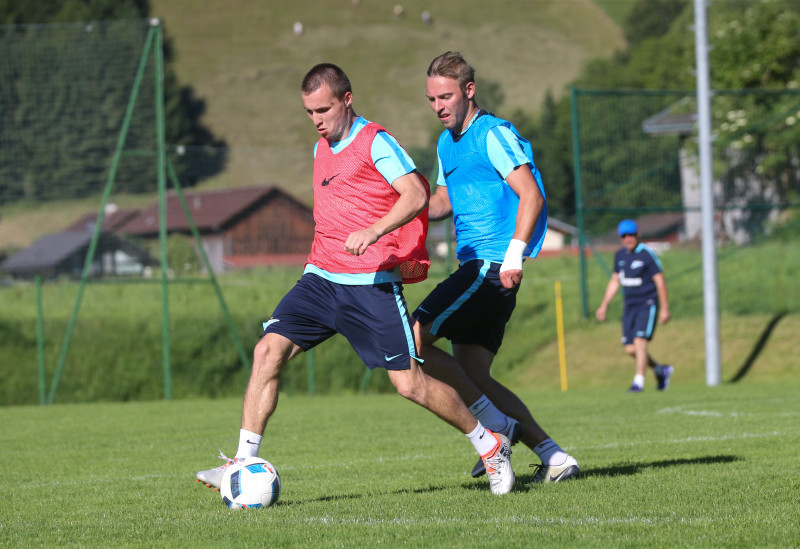 «Газпром»-тренировочные сборы в Австрии: вечерняя тренировка 23 июня