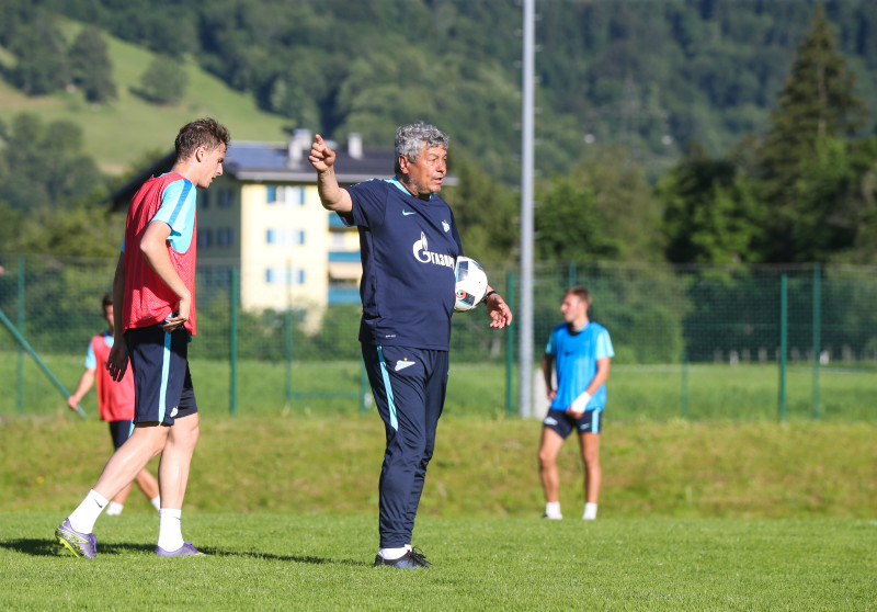 «Газпром»-тренировочные сборы в Австрии: вечерняя тренировка 23 июня