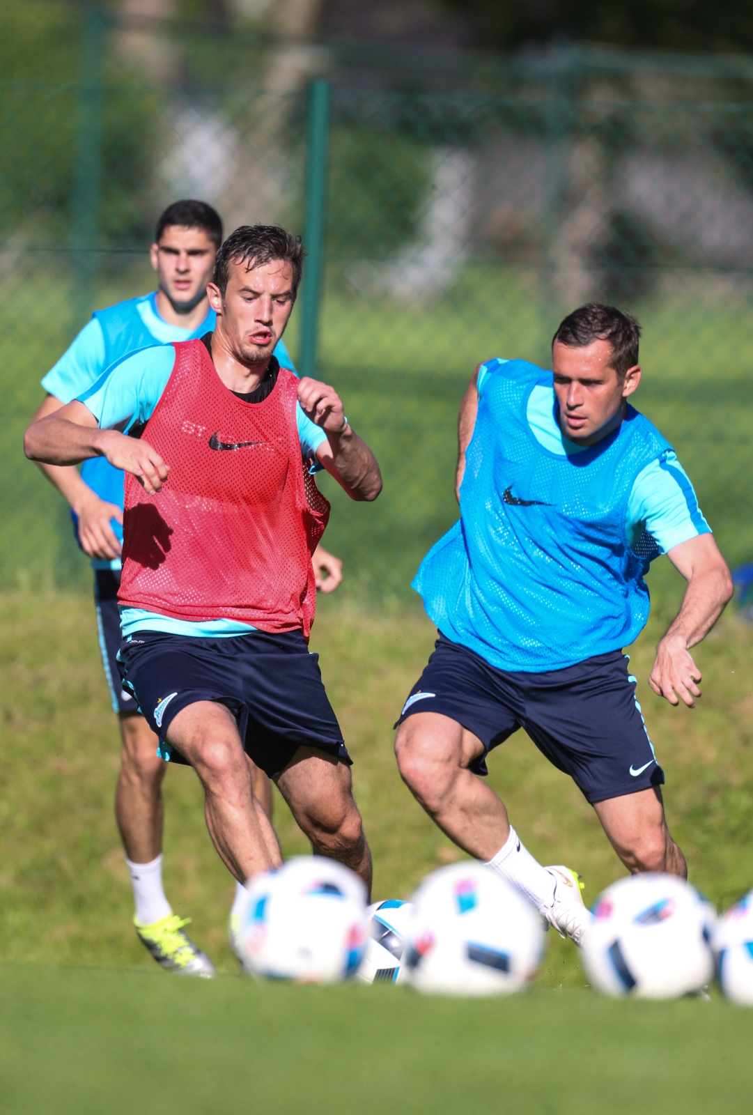 «Газпром»-тренировочные сборы в Австрии: вечерняя тренировка 23 июня