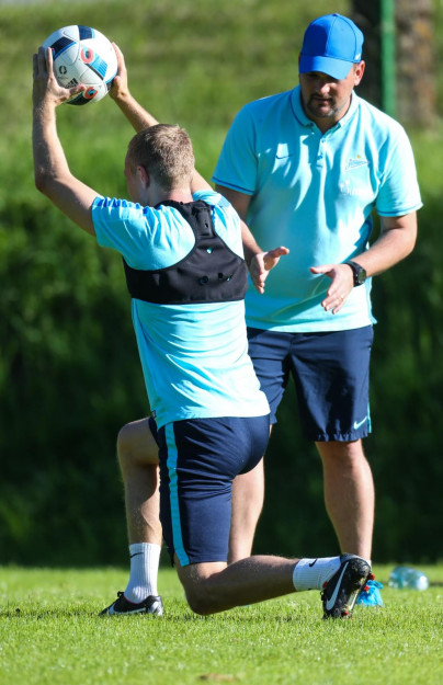 «Газпром»-тренировочные сборы в Австрии: вечерняя тренировка 23 июня